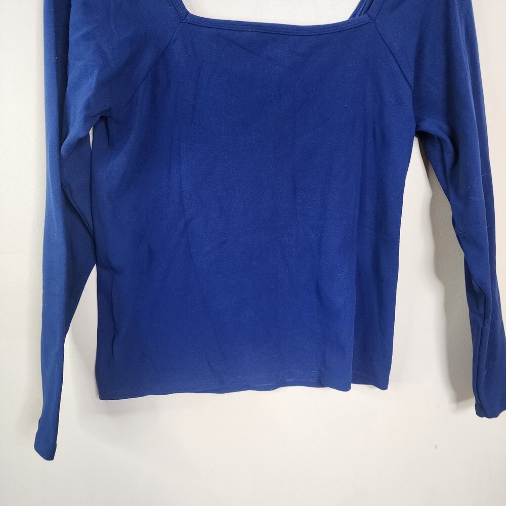 Fabletics Long Sleeve Fitted Square Neck Top In B… - image 2